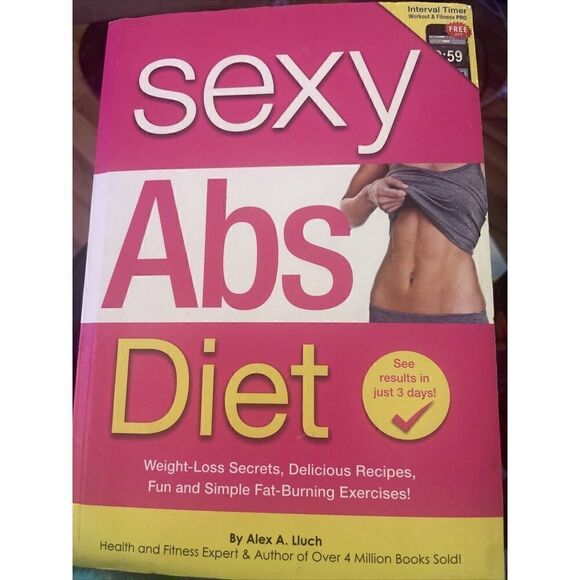Sexy Abs Diet Paperback Alex A. Lluch - Picture 1 of 2